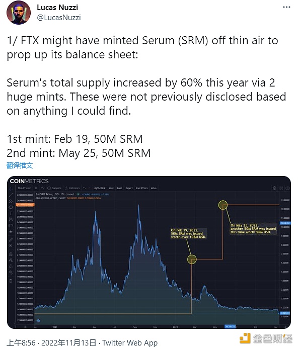 加密安全研究员：ftx可能凭空铸造srm以支撑其资产负债表-第1张图片-华展网